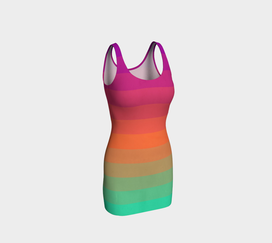 Aperçu de Enjoy Color Bodycon Dress #1