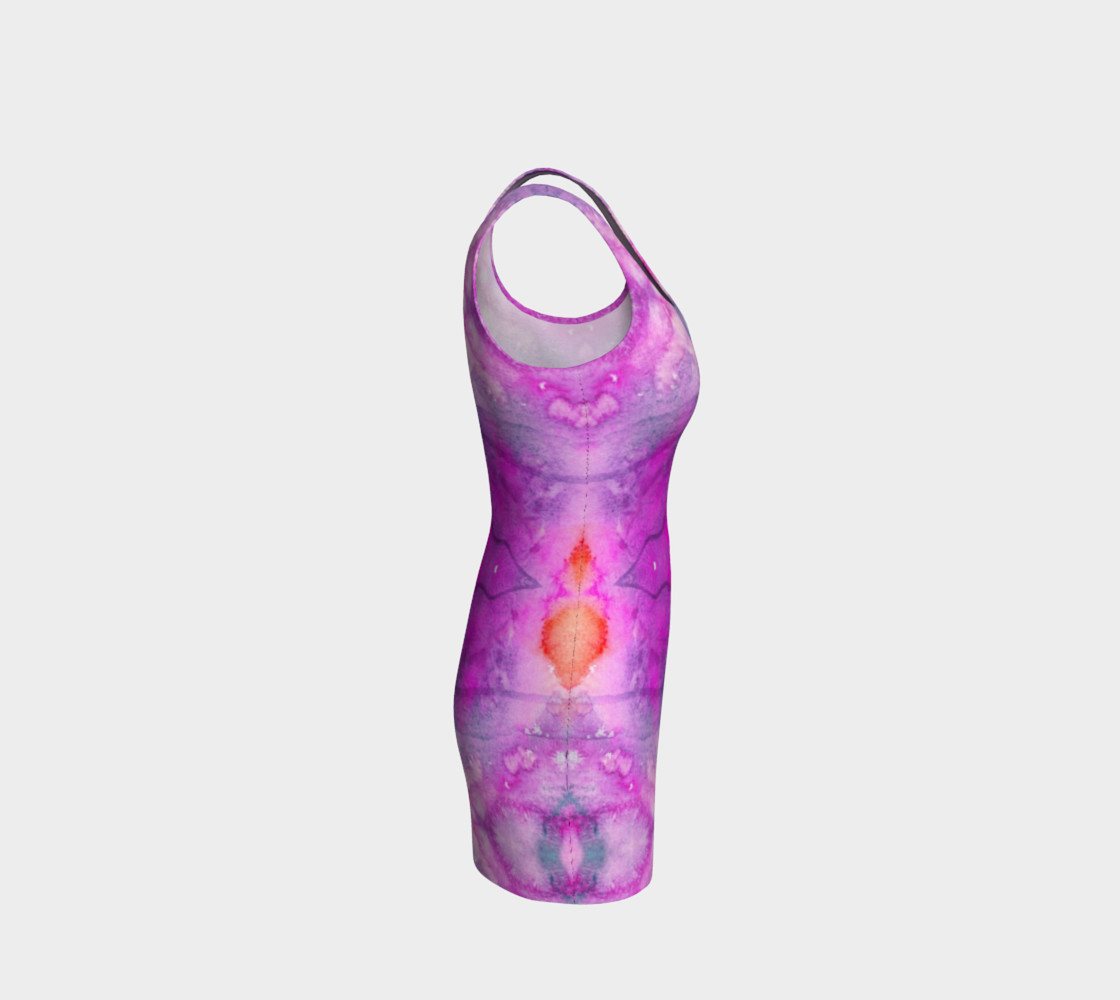 Hot Pink Watercolor Chakra Corset preview #4