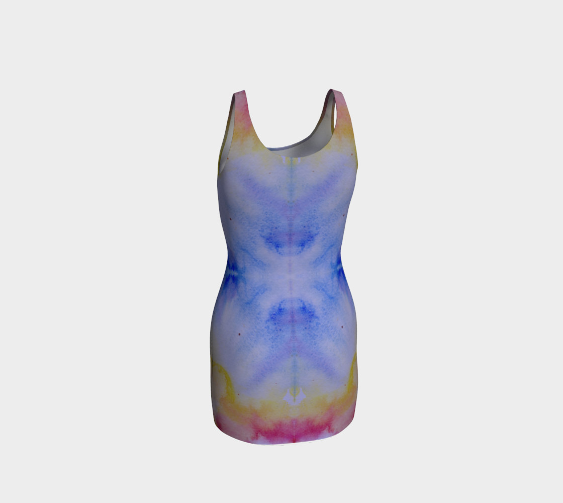 Watercolor Rainbow Bodycon preview #3