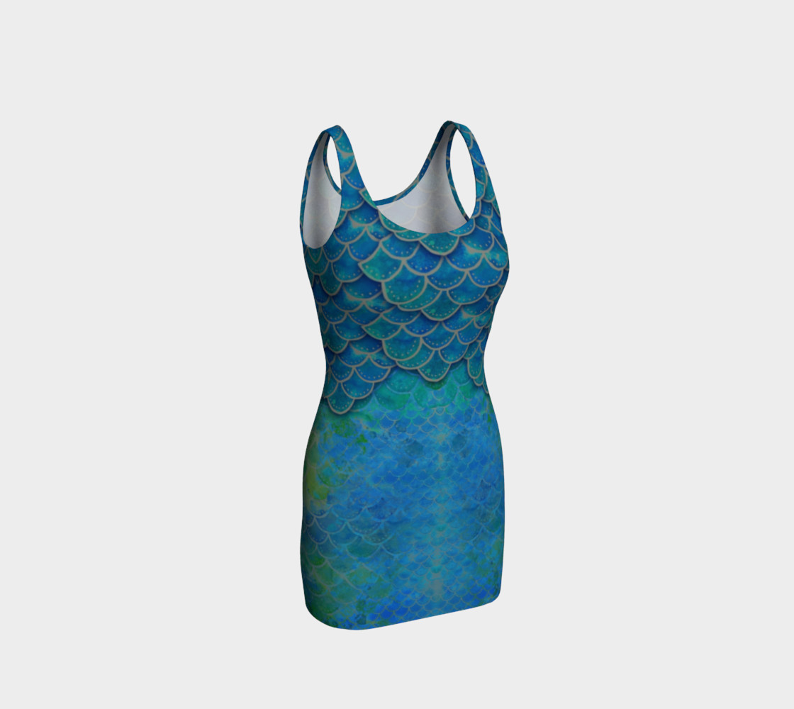 Mermaid Scales Body Con Dress No. 2 preview #1
