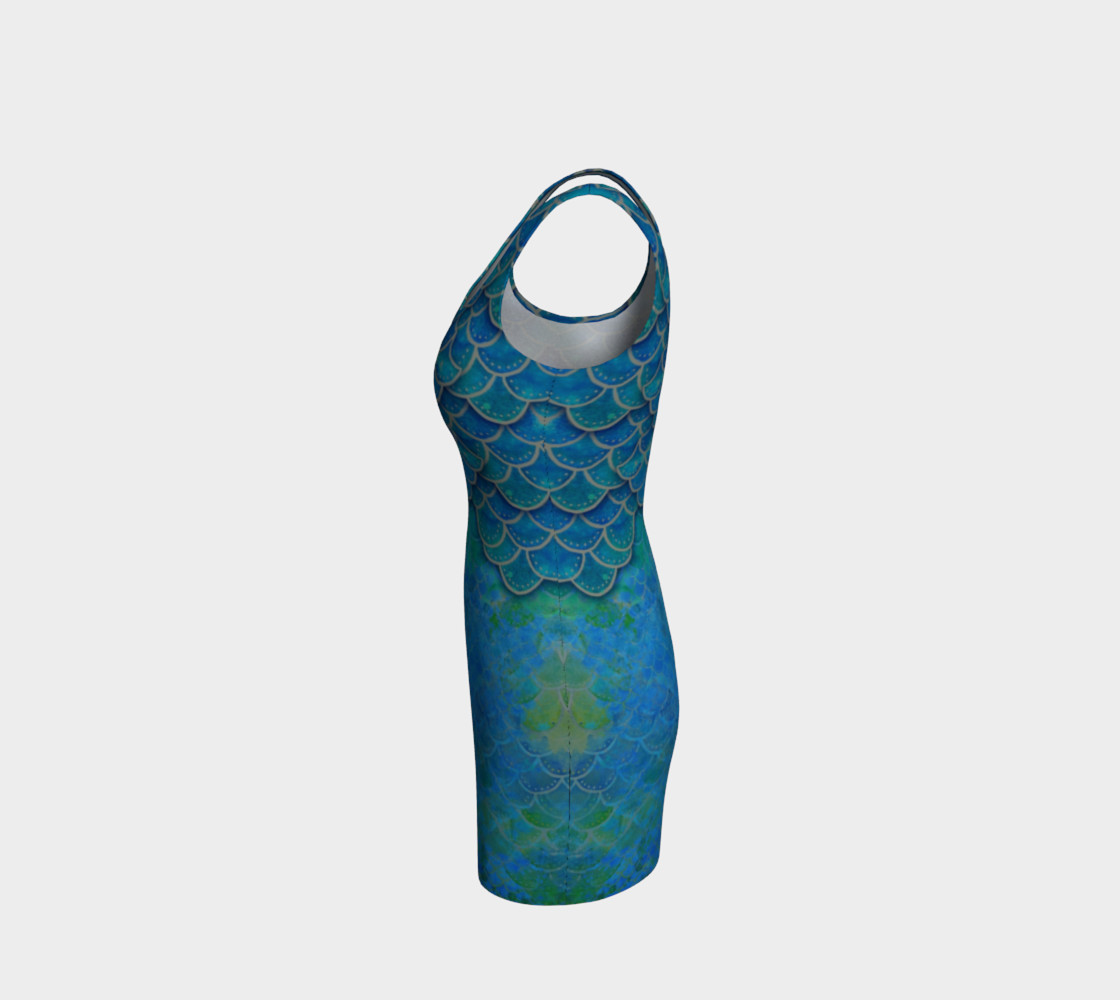 Mermaid Scales Body Con Dress No. 2 preview #2