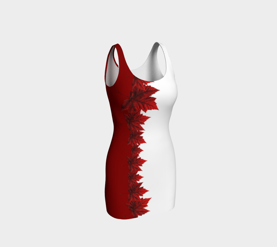 Red Maple Leaf Dress Beautiful Canada Dresses preview #1