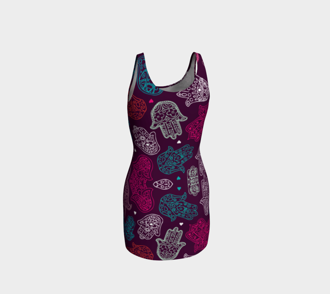 Hamsa Body Con Dress preview #3