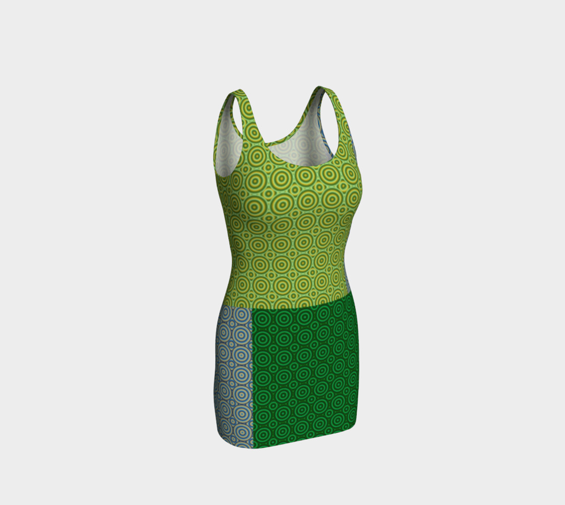 Mind Bend Patches Bodycon Dress preview #1
