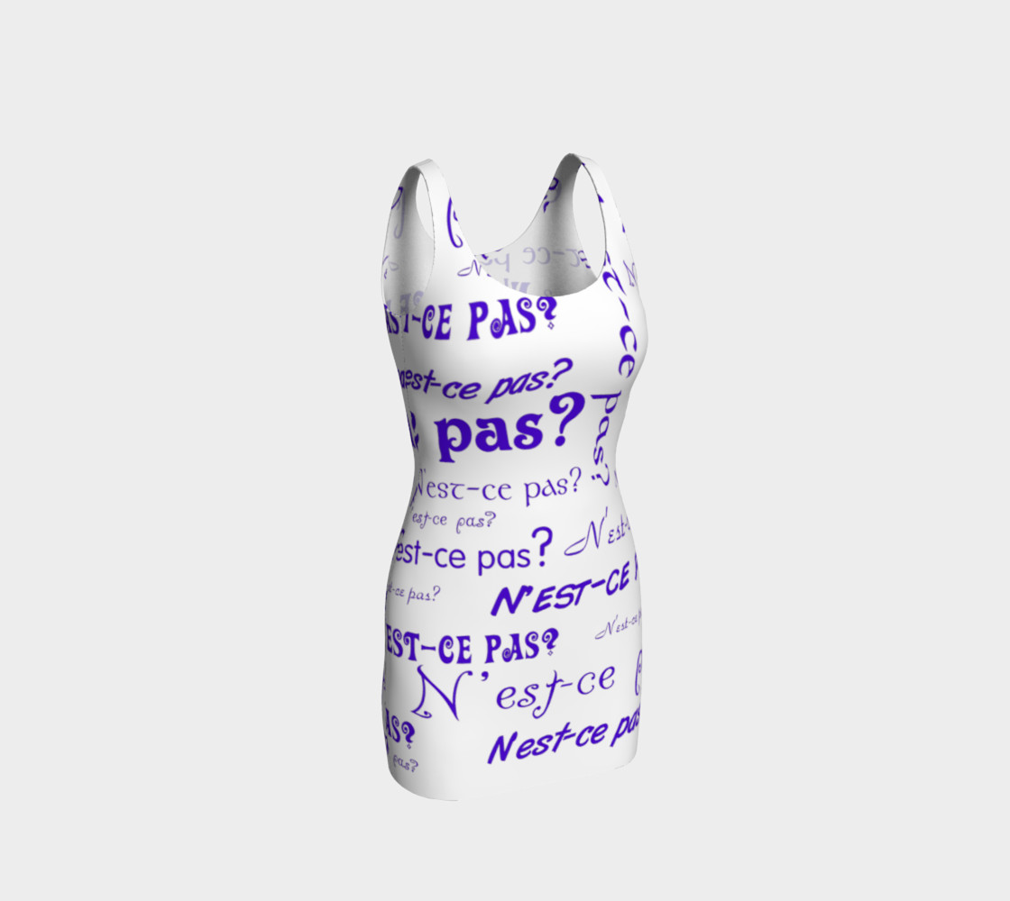 Purple N'est-ce Pas Bodycon Dress preview #1