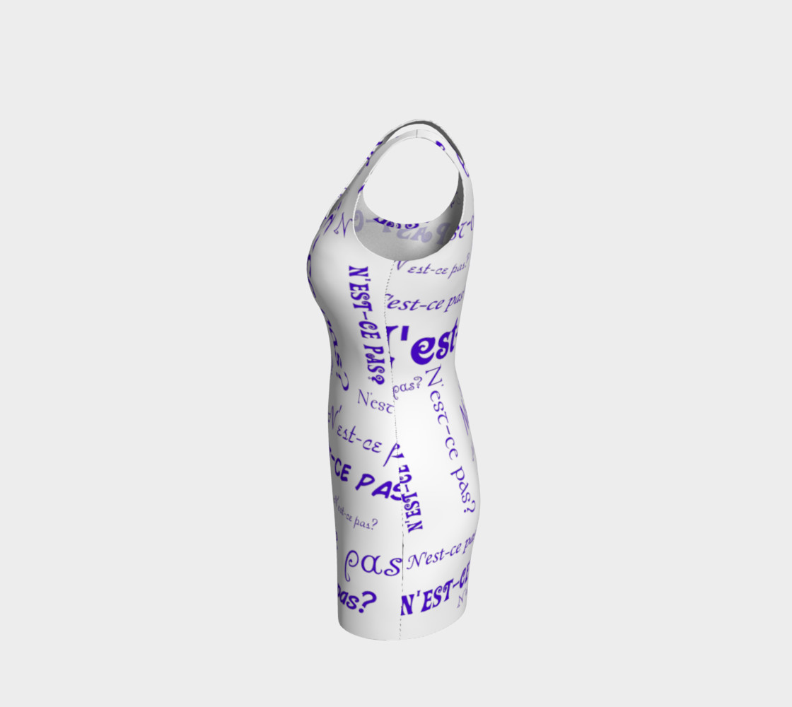 Purple N'est-ce Pas Bodycon Dress preview #2