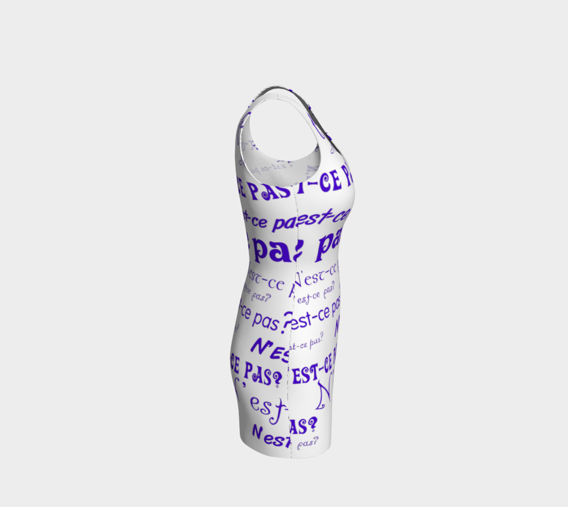 Purple N'est-ce Pas Bodycon Dress preview #4
