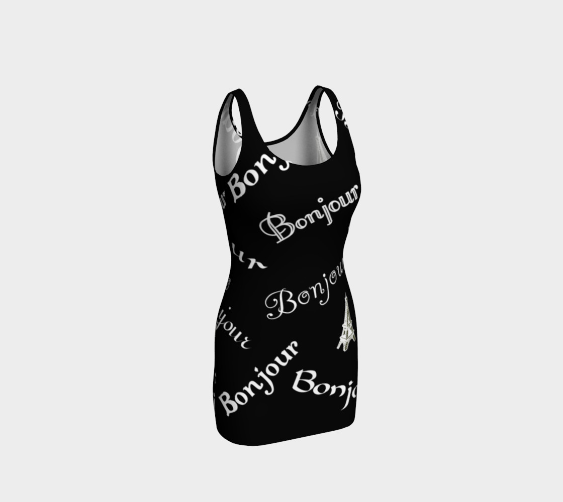White Bonjour Bodycon Dress preview #1