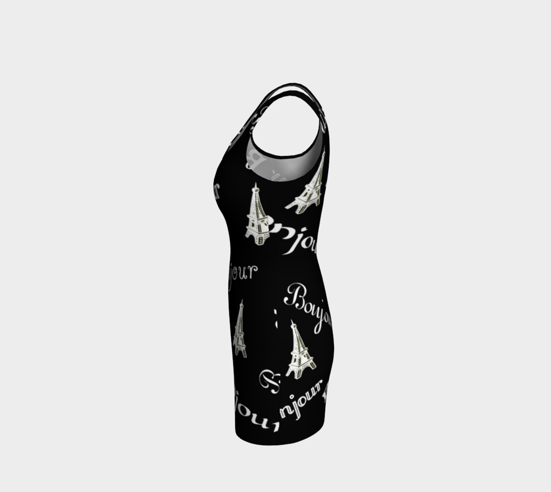 White Bonjour Bodycon Dress preview #2