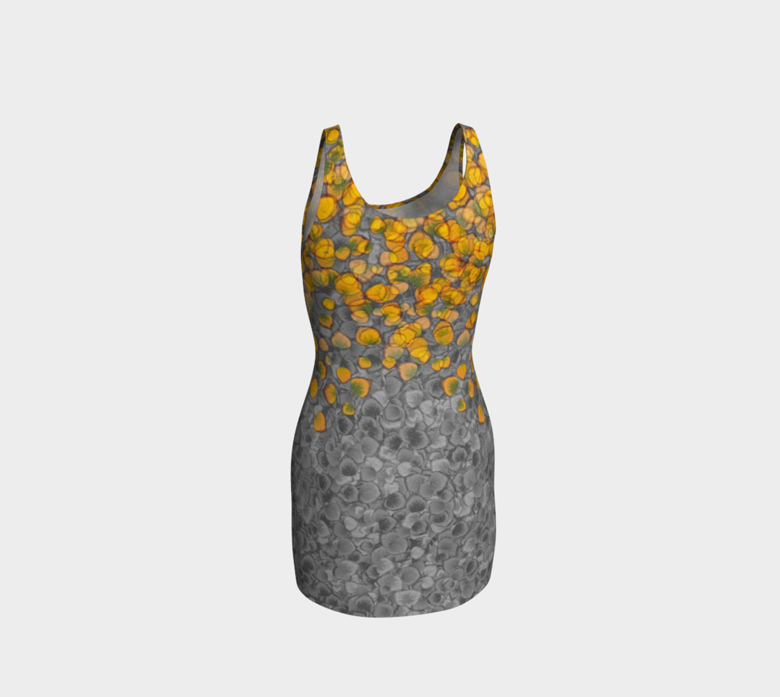 Aspen Leaves Bodycon Dress preview #3