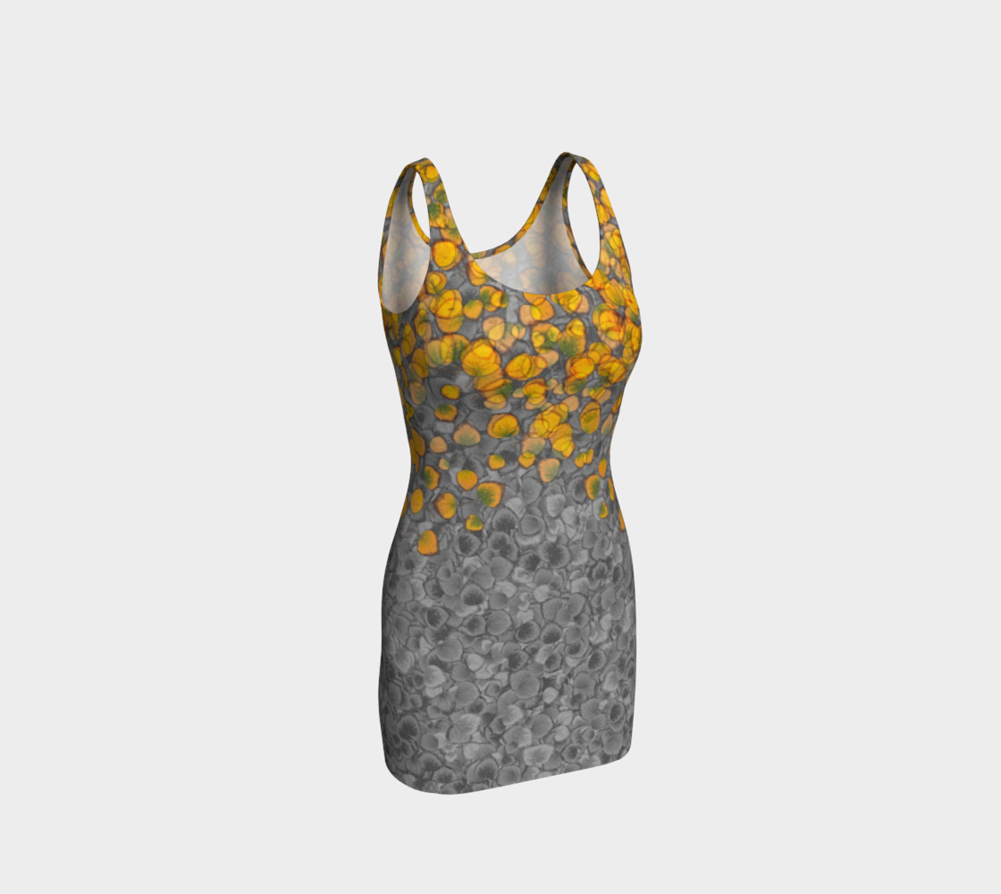 Aspen Leaves Bodycon Dress preview #1