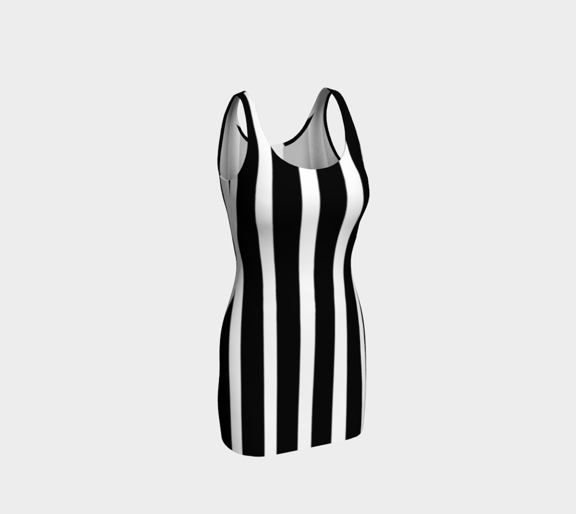 All Striped Out Bodycon Dress by JoJo (1170002-B) preview #1