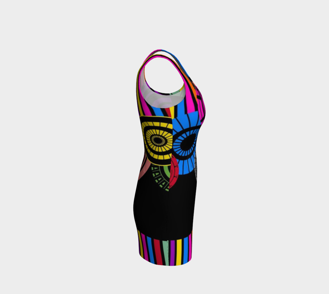 Striped Wheels Bodycon Dress by JoJo (1170006-B) preview #4