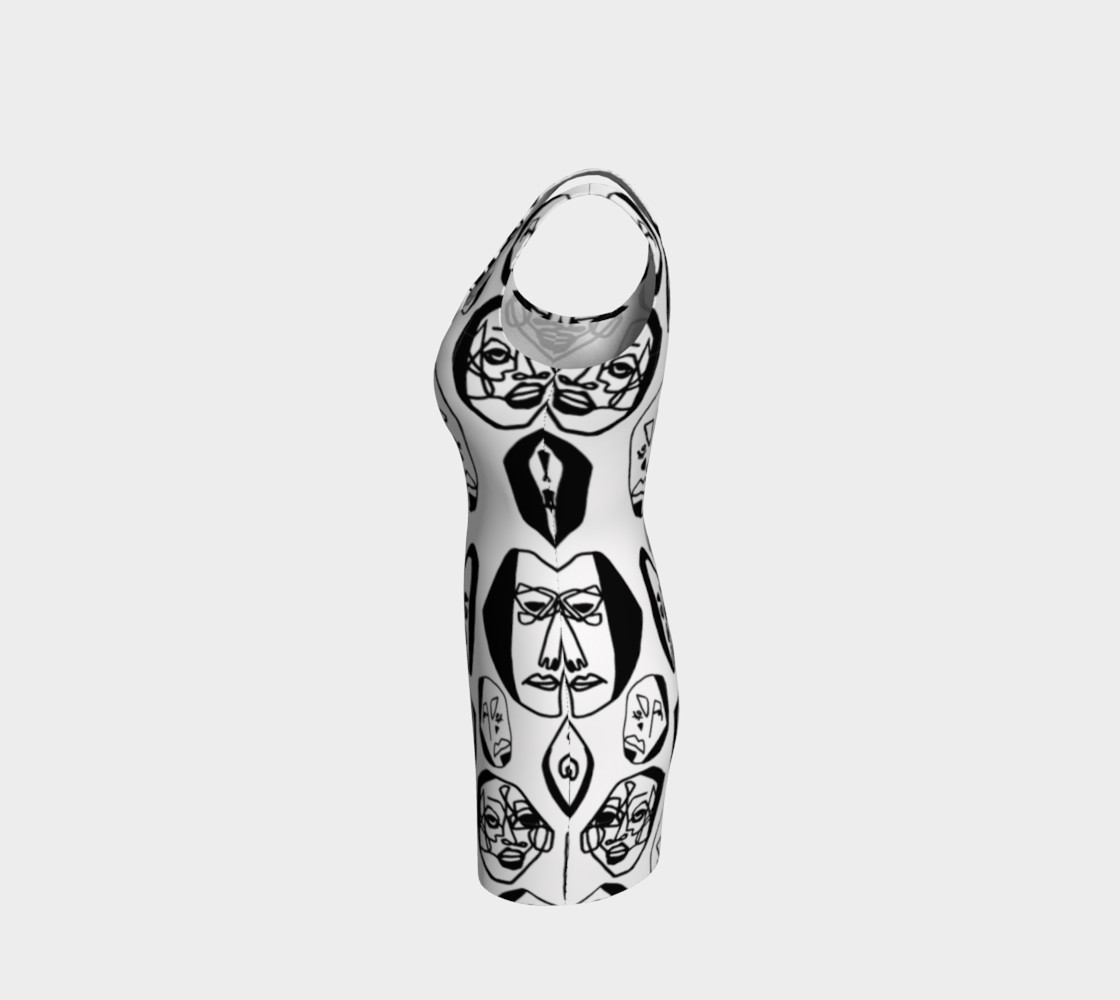 Aperçu de 7 FACES OF CURSE BODYCON WHITE #2