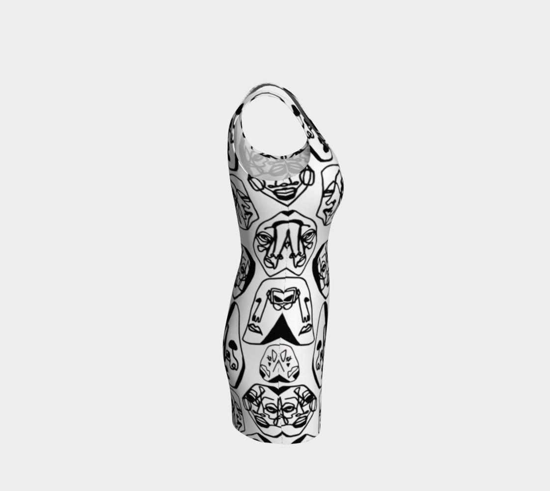 Aperçu de 7 FACES OF CURSE BODYCON WHITE #4