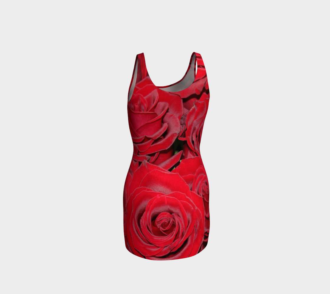 Romantic Red Roses Floral Design preview #3