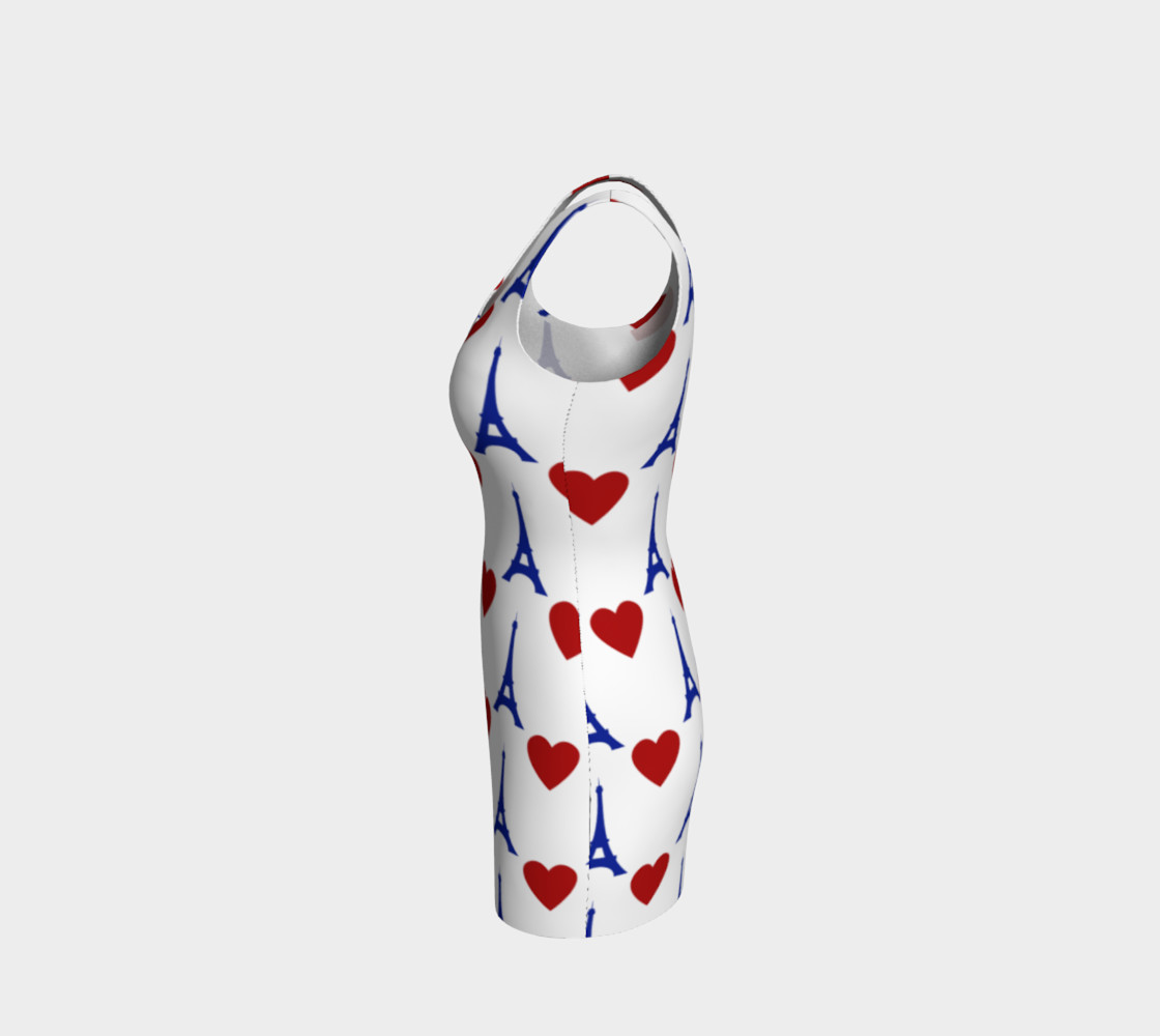 J'aime Paris Flag Bodycon Dress preview #2