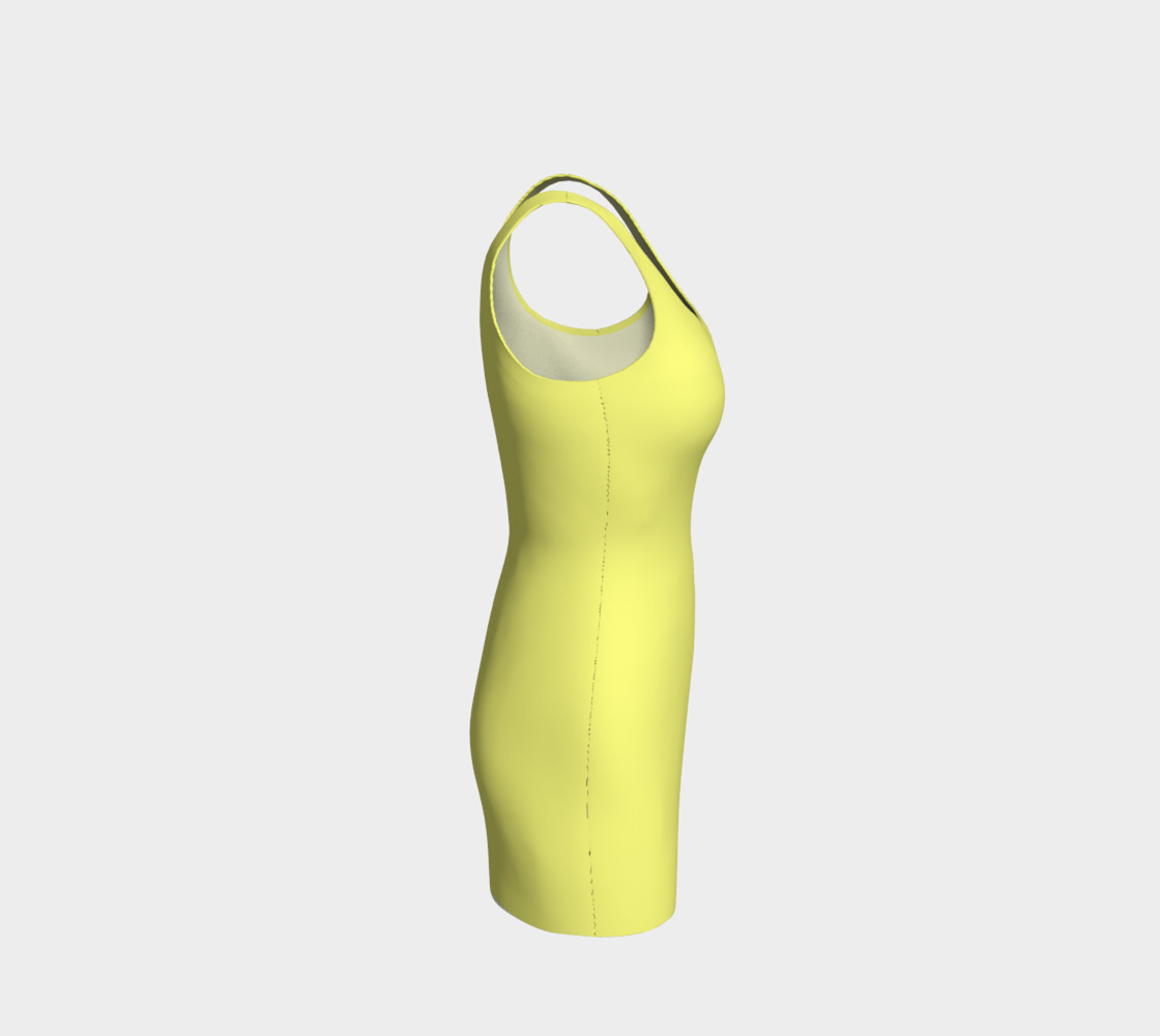 Canary Bodycon Dress preview #4