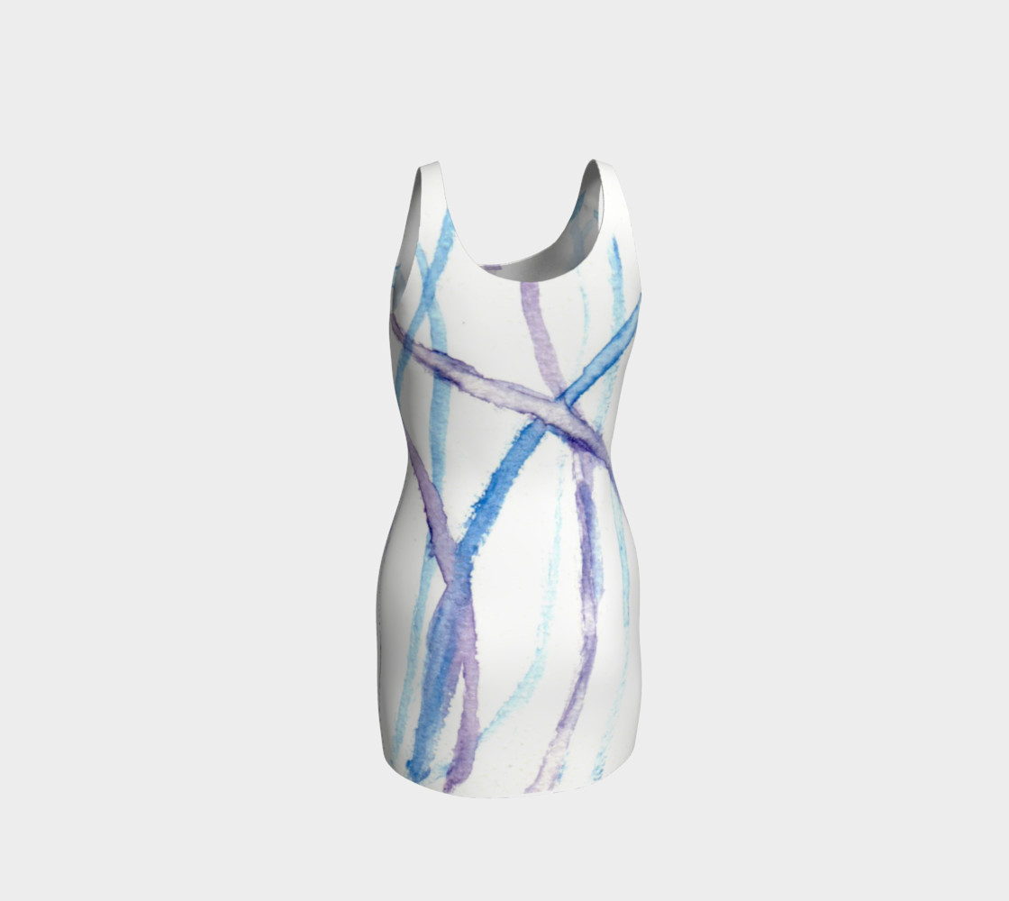 Lines Bodycon Dress preview #3