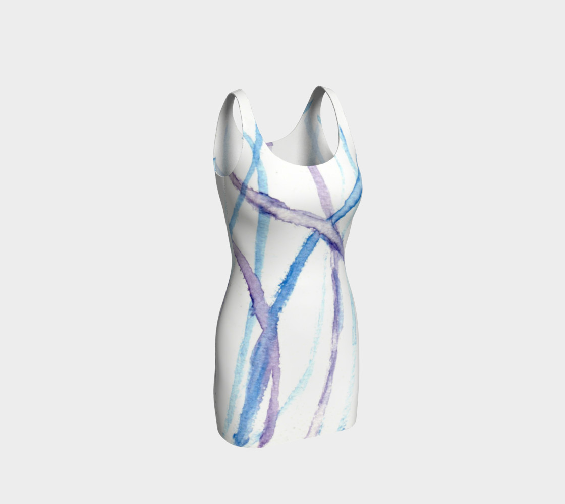 Lines Bodycon Dress preview #1