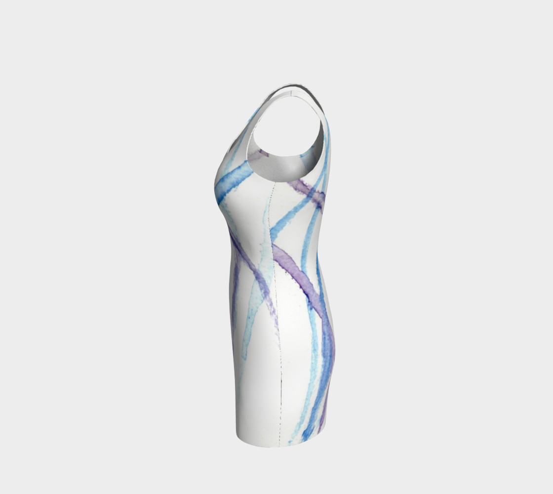 Lines Bodycon Dress preview #2