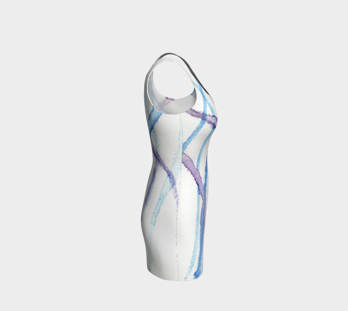 Lines Bodycon Dress preview #4