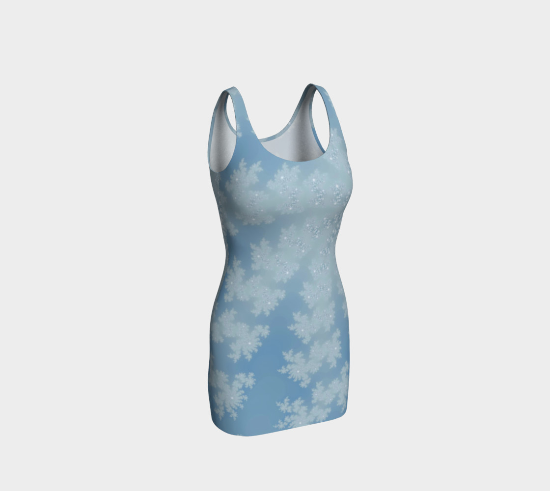 Icy Star Bodycon Dress 3D preview
