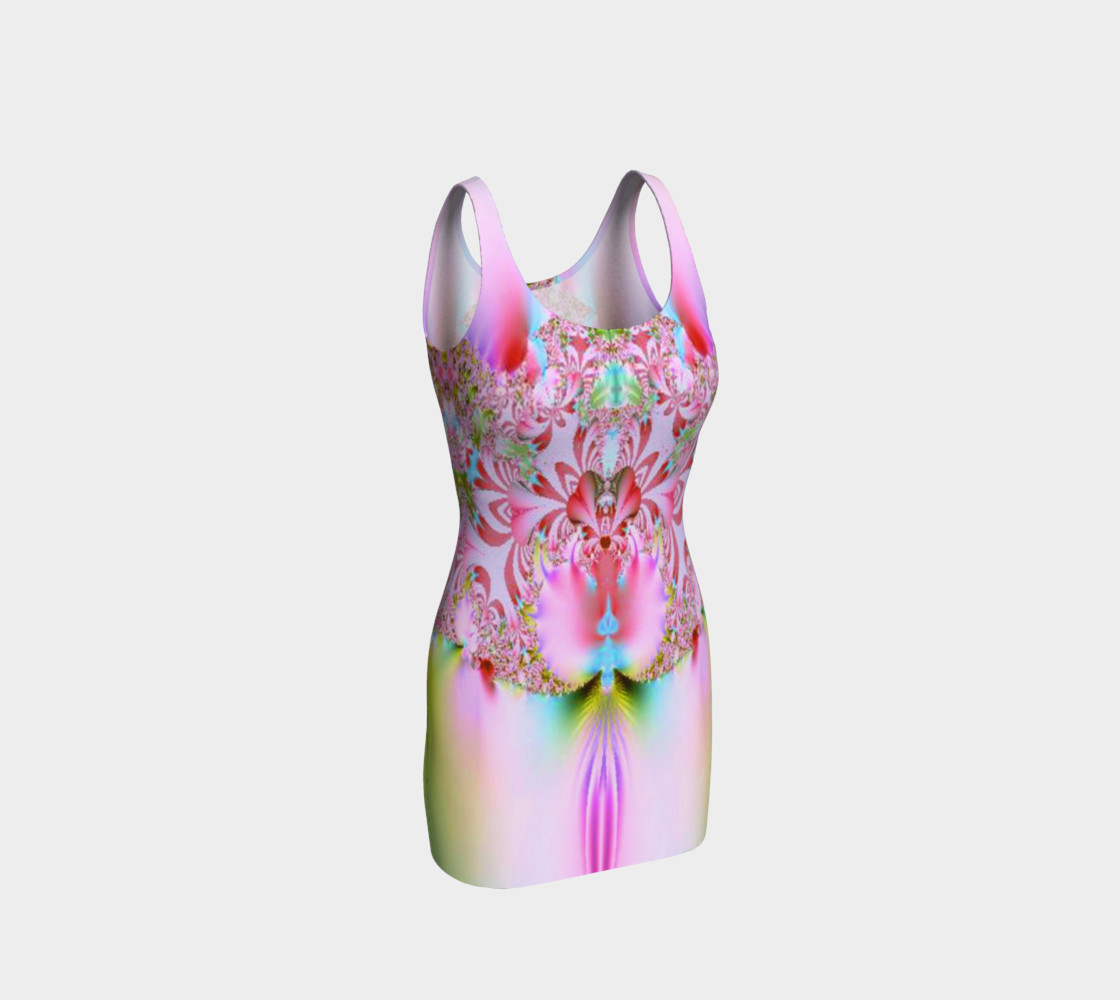 Pink diamons bodycon preview #1