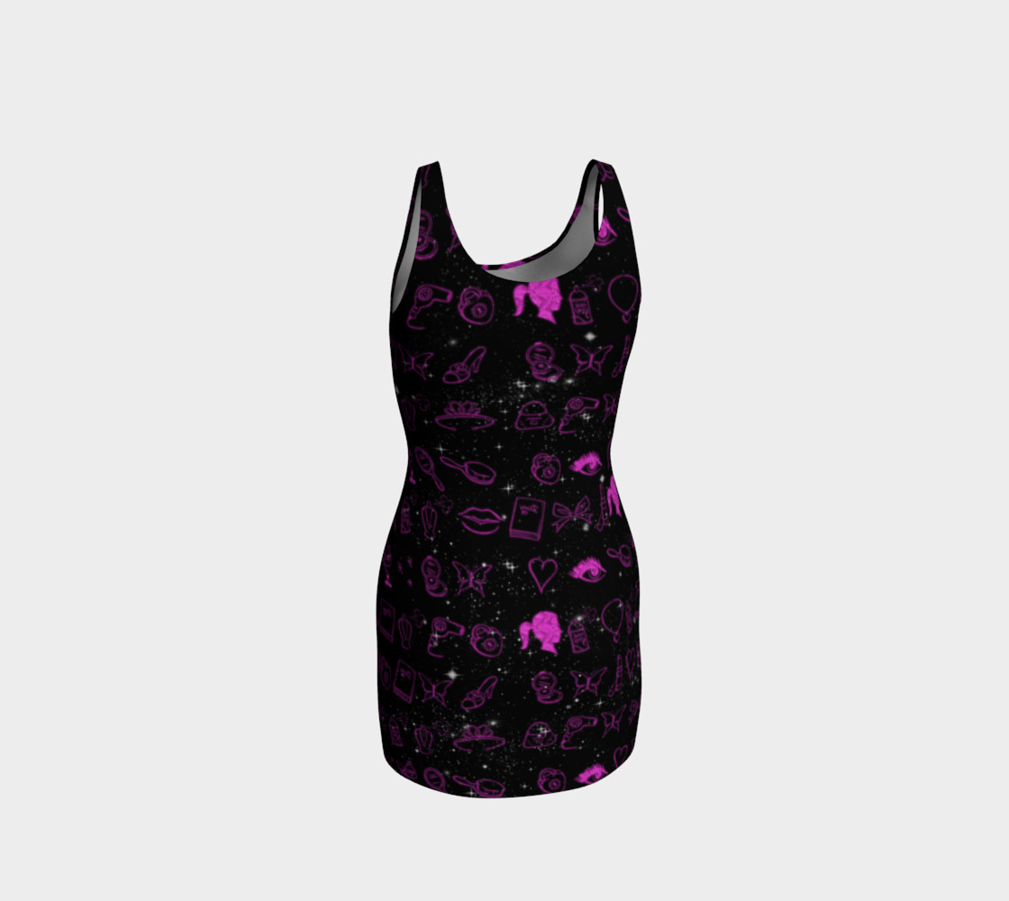 Harajuku Princess Gothic Print Dress preview #3