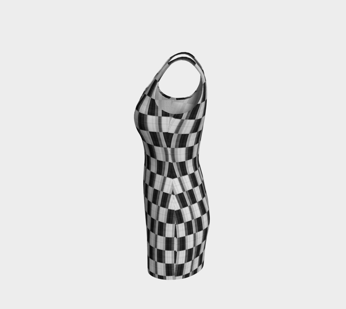 Industrial Plaid Goth Dress preview #2