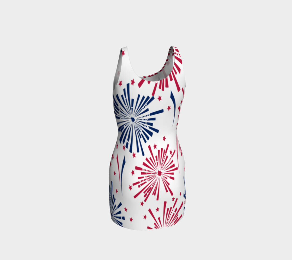 Fireworks Bodycon Dress preview #3