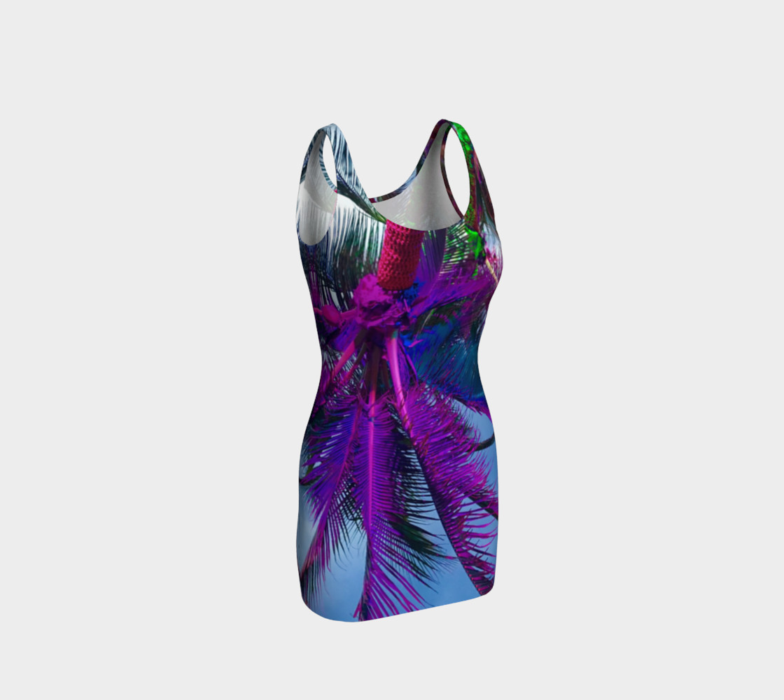 Purple Palm Tree Dress preview #1