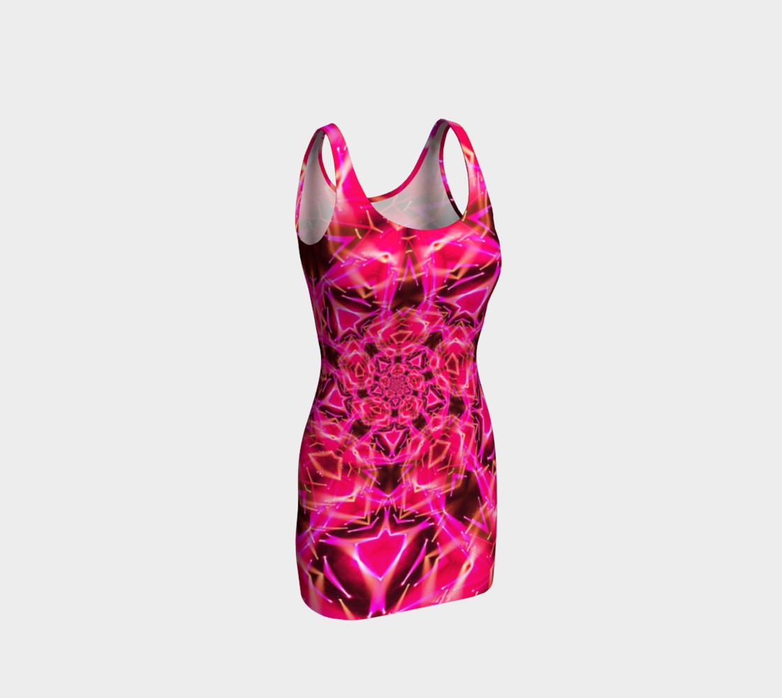 Shocks My Brain Pink Tank Dress preview #1
