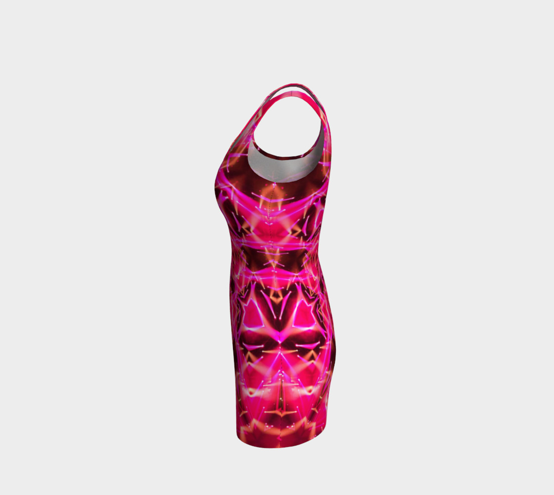 Shocks My Brain Pink Tank Dress preview #2