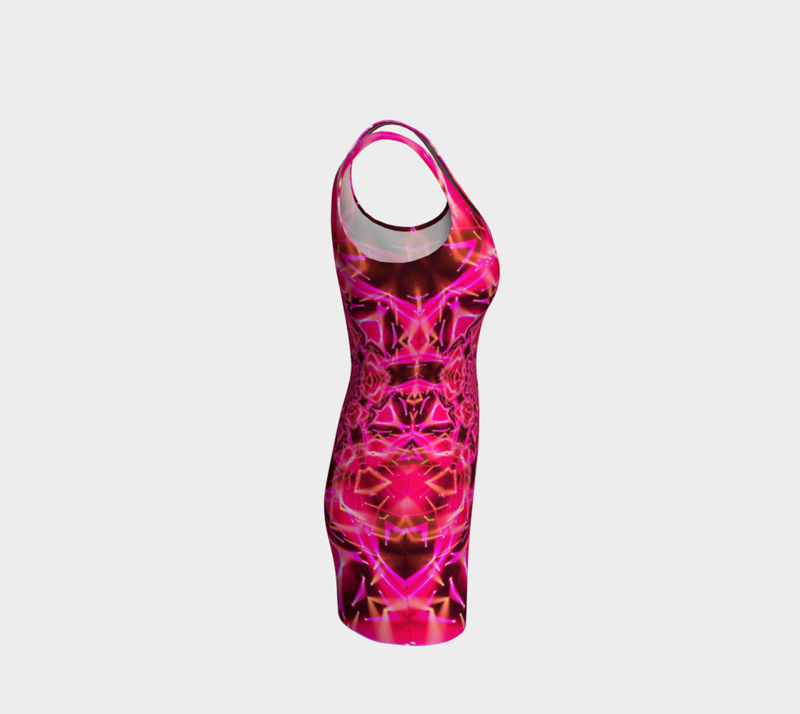 Shocks My Brain Pink Tank Dress preview #4