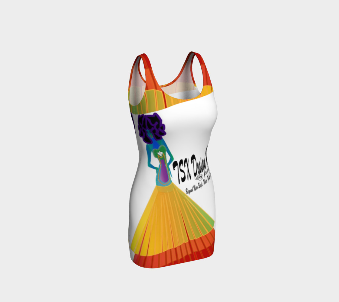 TSXDH Logo Bodycon Dress preview #1