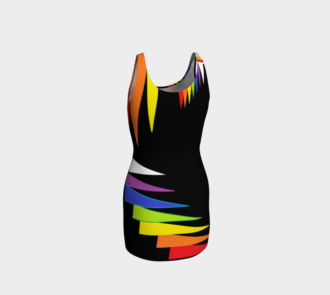 Chakras Bodycon dress preview #3