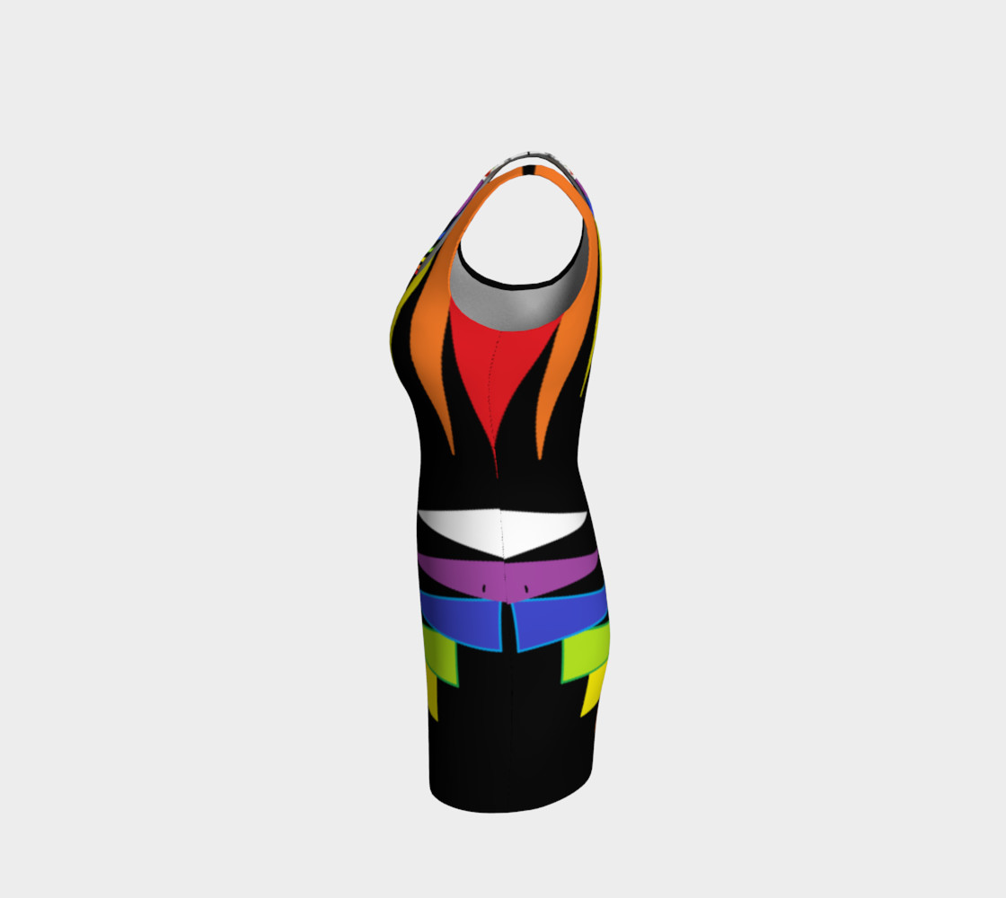 Chakras Bodycon dress preview #2