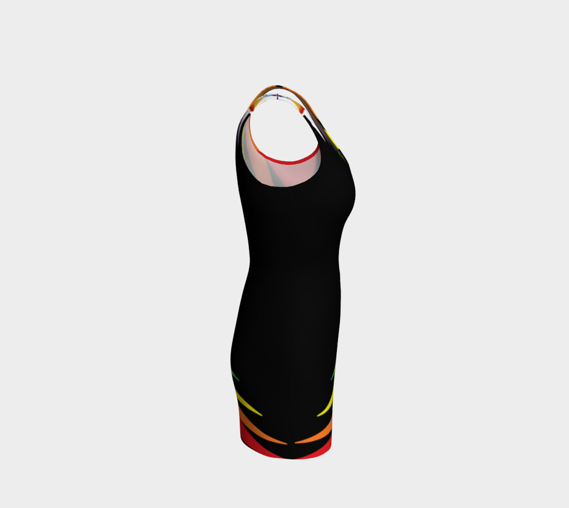 Chakras Bodycon dress preview #4