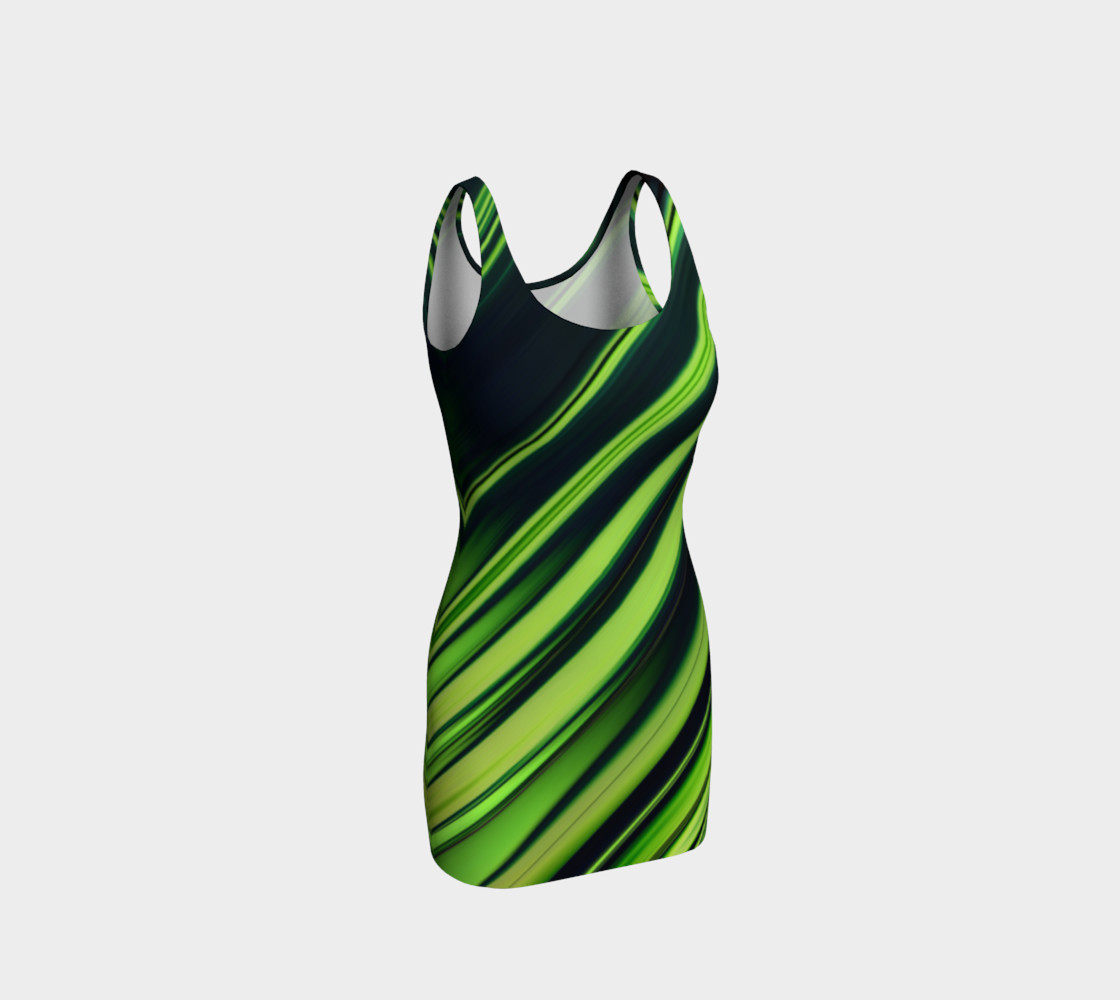 Diagonal Stripes in Various Shades of Green 3D preview