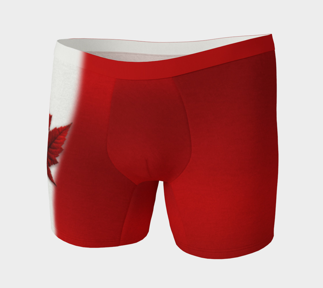 Canada Flag Underwear Sporty Canada Boxer Shorts thumbnail #4