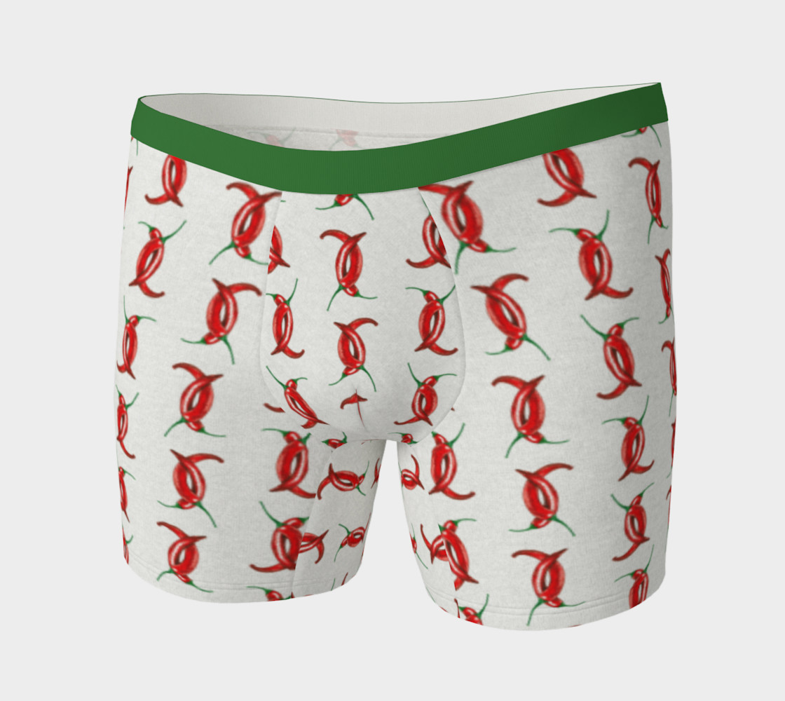 Aperçu de Hot peppers pattern Boxer Brief #3