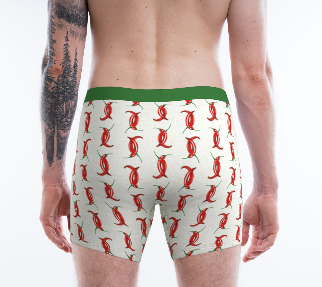 Aperçu de Hot peppers pattern Boxer Brief #2