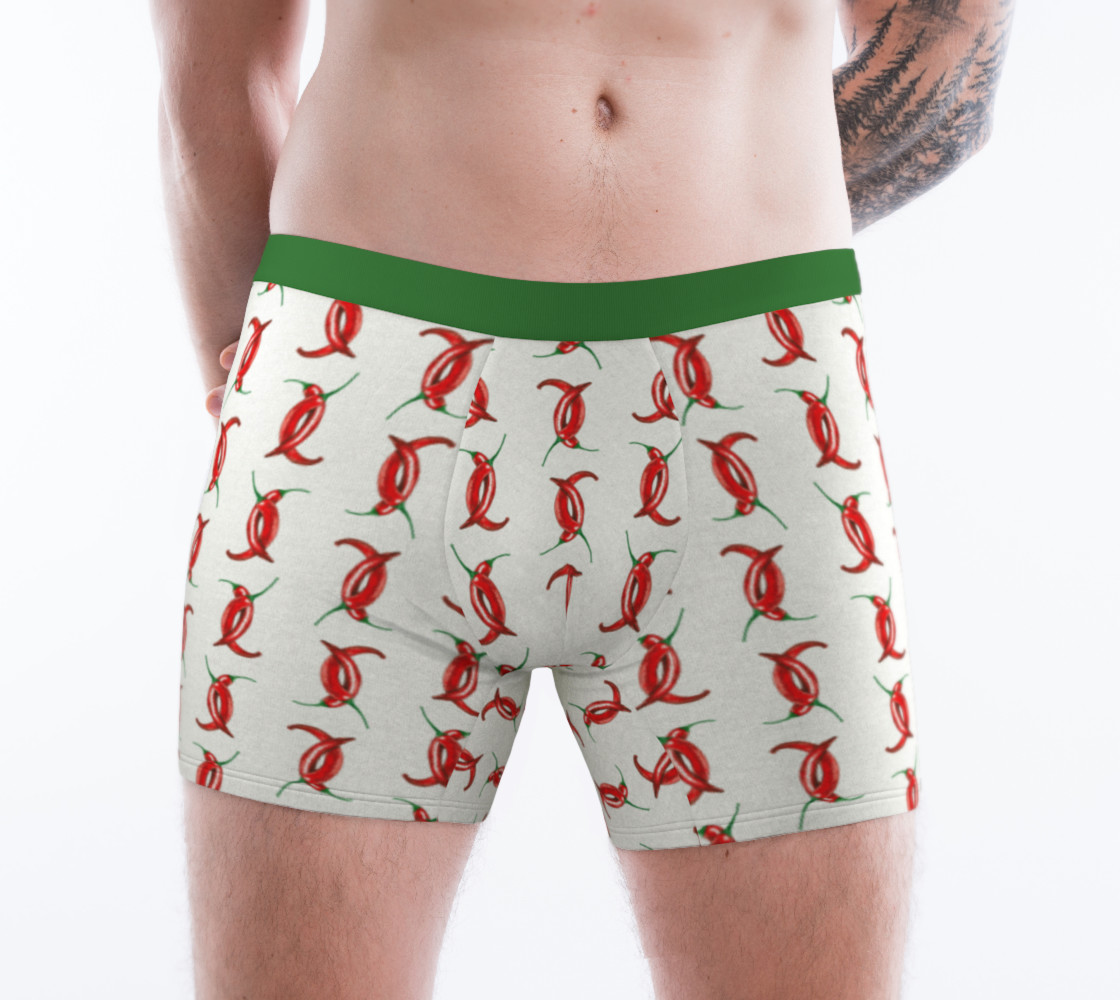 Aperçu de Hot peppers pattern Boxer Brief #1
