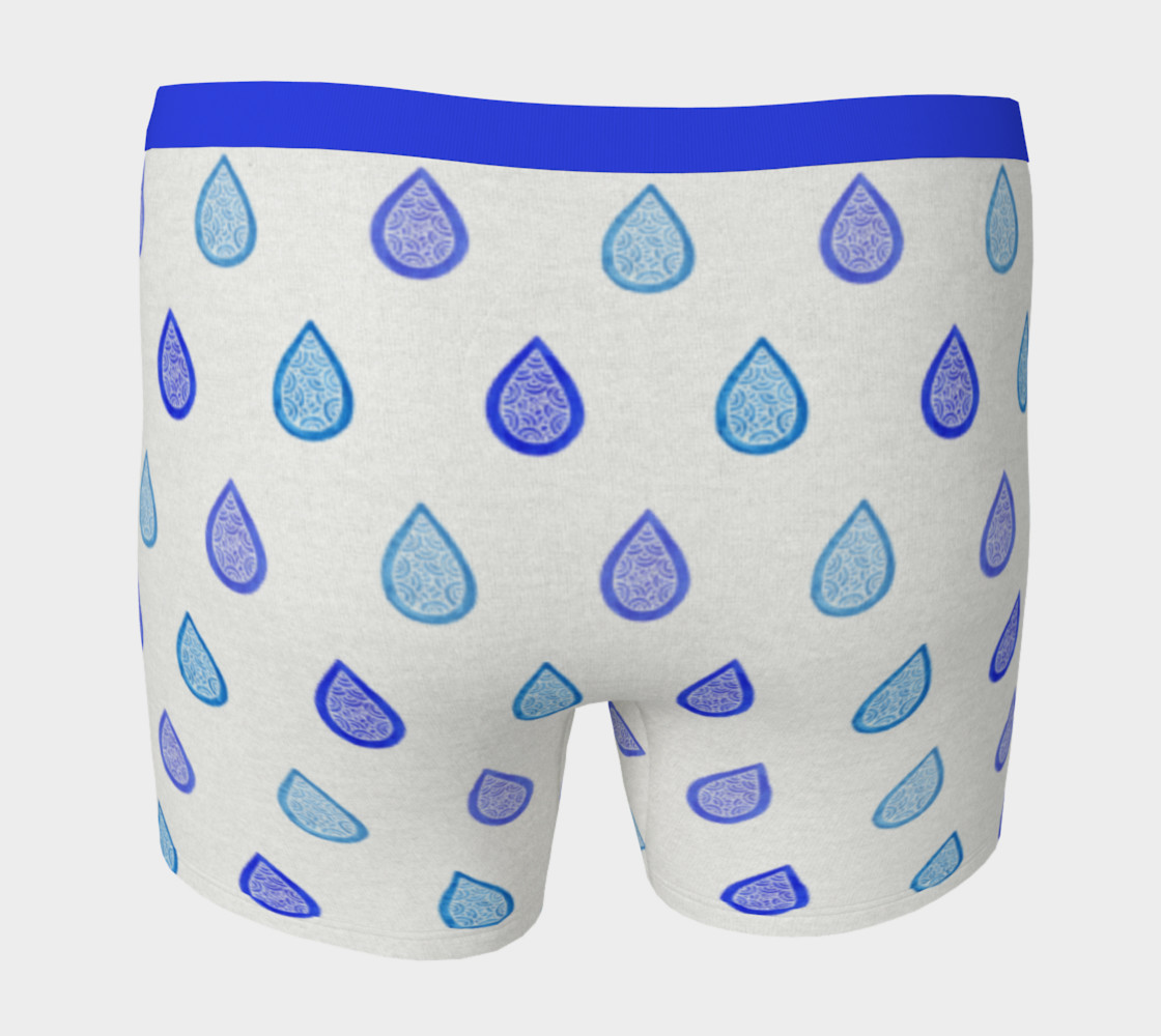 Aperçu de Blue raindrops Boxer Brief #4
