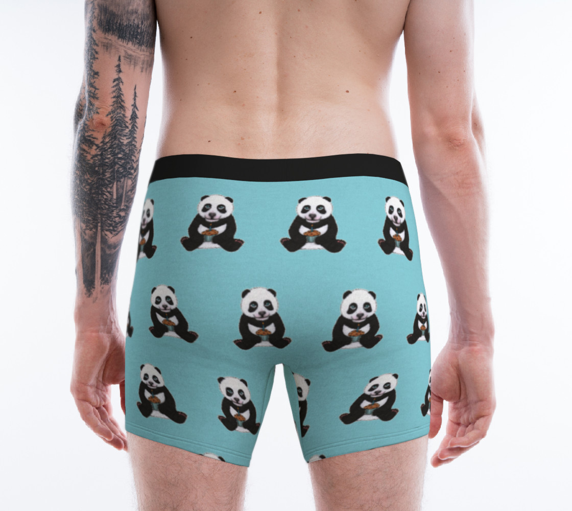 Aperçu de Baby panda's birthday pattern Boxer Brief #2