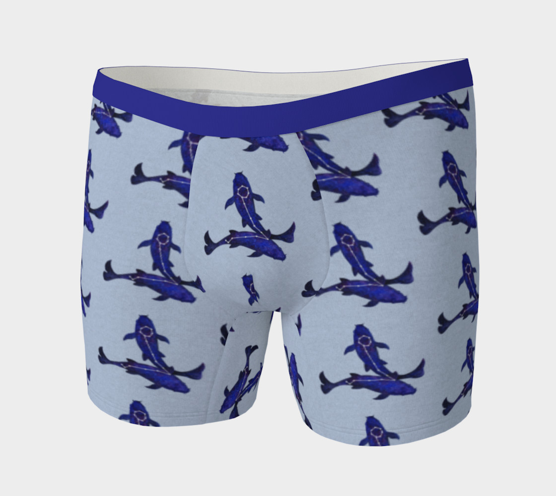 Aperçu de Astrological sign Pisces constellation pattern Boxer Brief #3