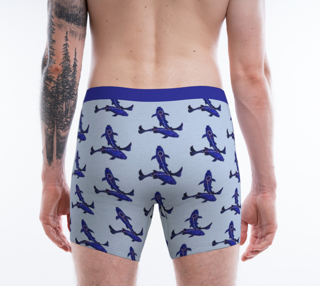 Aperçu de Astrological sign Pisces constellation pattern Boxer Brief #2
