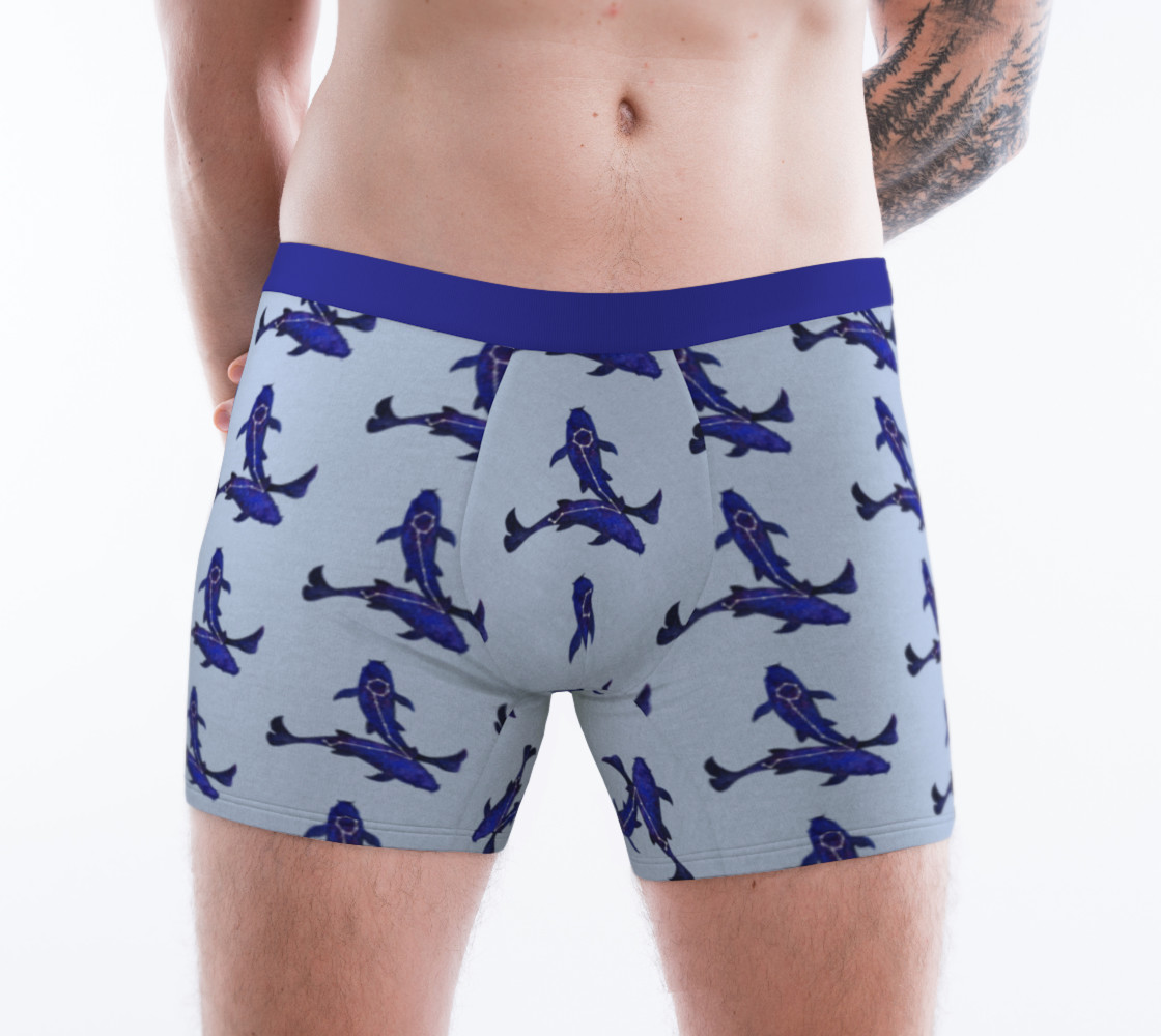 Aperçu de Astrological sign Pisces constellation pattern Boxer Brief #1