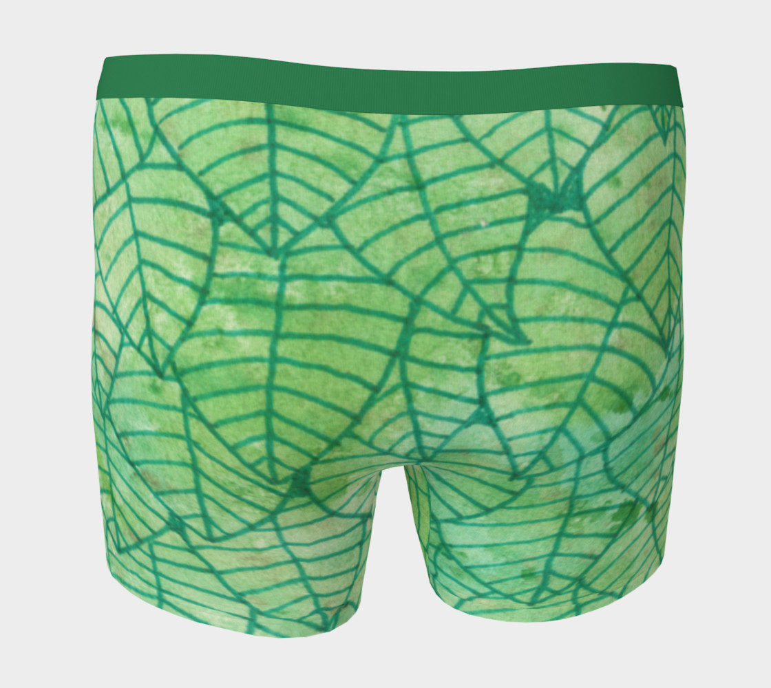 Aperçu de Green foliage watercolor Boxer Brief #4